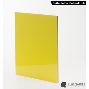 3mm Yellow Aluminium Composite Cut To Size
